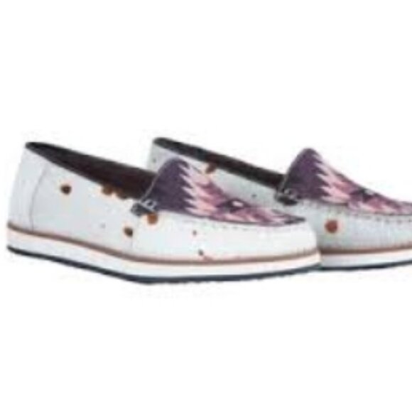 Myra Bag Women's sz 8 Gothic Sneaker Hair On Aztec Leather Slip On 🆕⌚📦🏃 - Picture 14 of 16